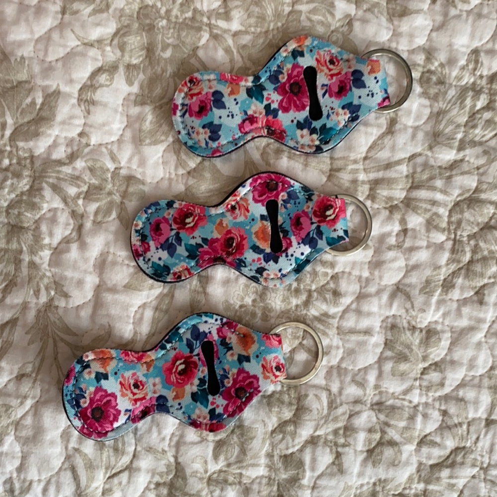 Chapstick Holder Keychain